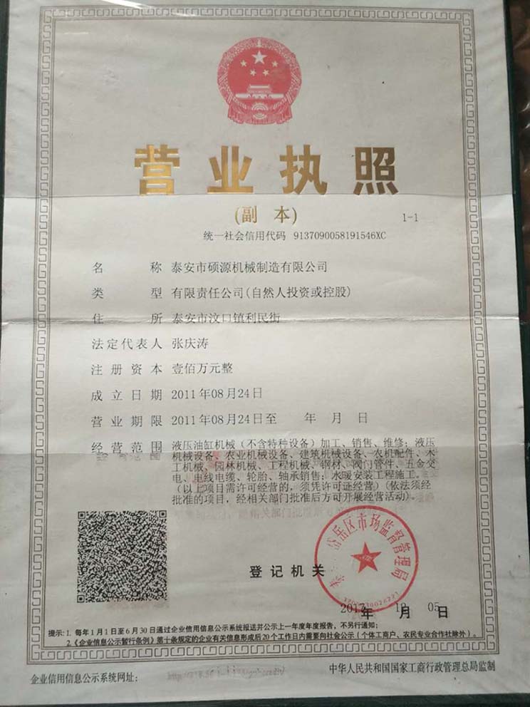 泰安市硕源机械制造有限公司的图标